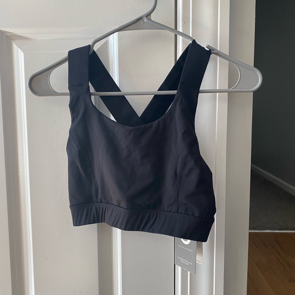 GLYDER full force bra black NWT